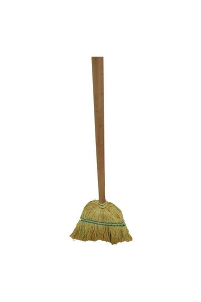 LokmanAVM Natural Herb Bush Broom Hornbeam Long Handle Yellow Broom 1000gr