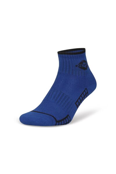 Nivia Cube Sports Socks Ankle (Royal Blue) | Cotton | Light Weight | Comfortable | Stylish