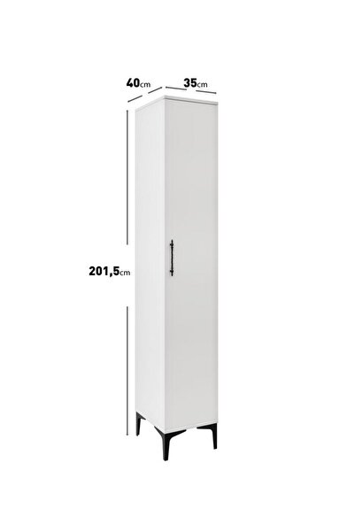 mapahomeliving Plain Metal Ayak Metal Kulp Pla1200 Ayakkabılık Mutfak Dolabı Banyo Dolabı Balkon Dolabı Kiler Dolab