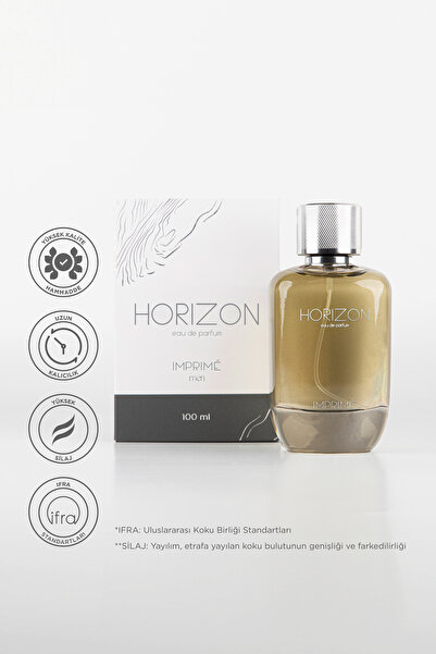 Imprime Horizon Edp Men's Perfume 100ml | Spicy and Woodwater | Lemon, Cinnamon, Musk, Amber, Cedar Wood