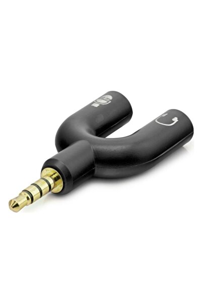 HADRON Xiaomi 14 T Pro Uyumlu Kulaklık Mikrofon Ayırıcı Çoklayıcı 3.5mm Splitter Stereo Dönüştürücü Y
