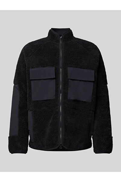 Peak Performance M Heavy Pile Oversized Jacket Erkek Black Fleece G79037030-001