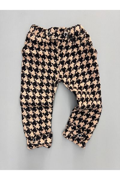 sealy kids PANTALONI CU MODEL DE PÂRGĂ DE GÂSCĂ ȚESĂTĂ DE CHANEL