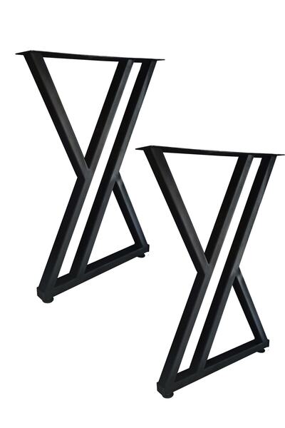 CVTdesign Metal Ayak Masa Ayağı Mutfak Yemek Çalışma Masası Ayağı Pingolu Metal Masa Ayakları