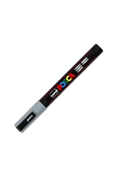 UNİ-BALL Uni Posca Water Based Poster Marker 0.9-1.3 Gray