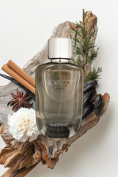 Imprime عطر هوريزون إيدب للرجال 100 مل |   حار وخشب |   الليمون، القرفة، المسك، العنبر، خشب الأرز