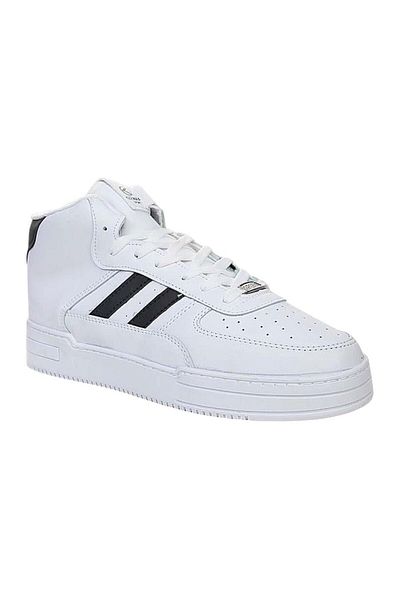 Liger Men's High Top Basket Sneaker Shoes White - Black
