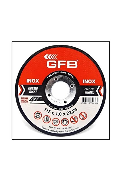 GÜVEN Gfb Inox Metal Kesme Taşı 115x1,0x22,23 ( 10 Adet )