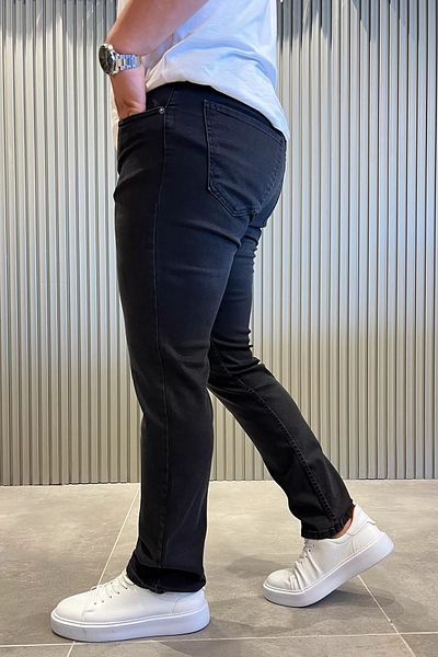 MİSHAR İTALİA K.anthracite Ανδρικό τζιν τζιν παντελόνι Lycra