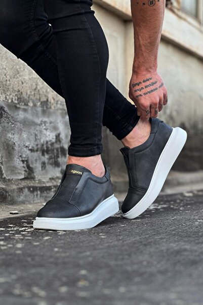 Wagoon Wg023 Gray Daily Casual Men's Shoes