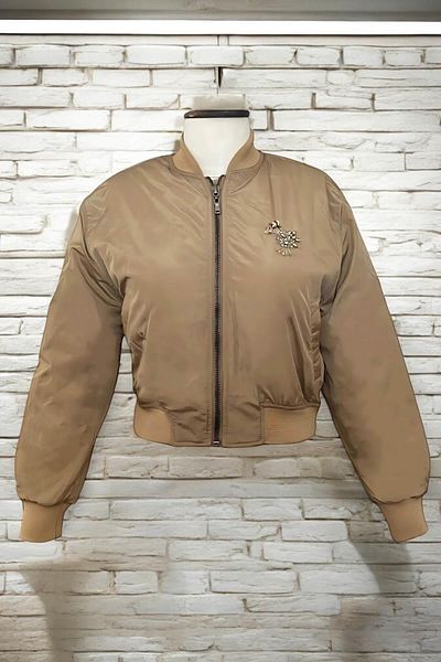 Ravencia Γυναικείο Premium Μπεζ μπουφάν Bomber