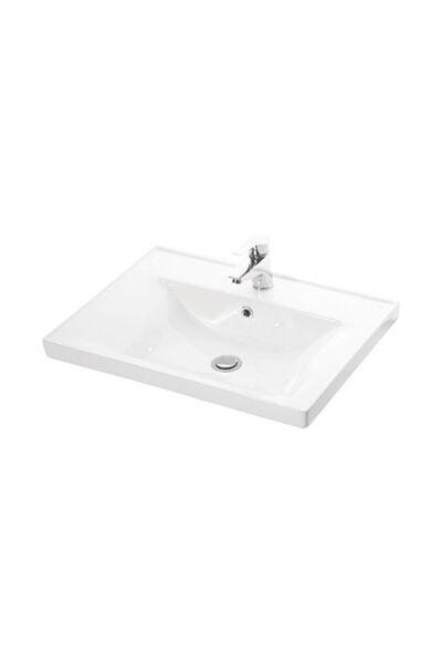 Genel Markalar Lapino Sava 65 cm Konsollu Lavabo Beyaz Renk