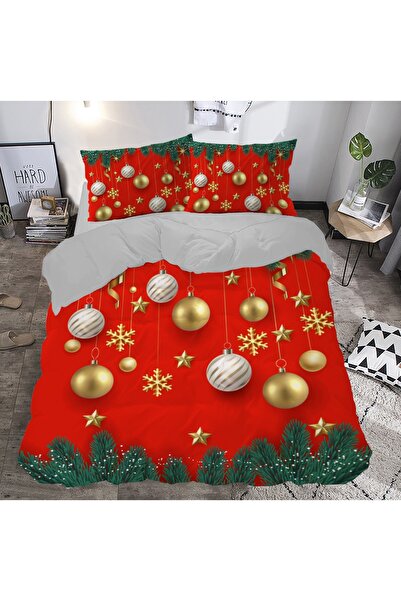 hediyechy Подарунковий підодіяльник Різдвяний малюнок Двоспальний комплект по...