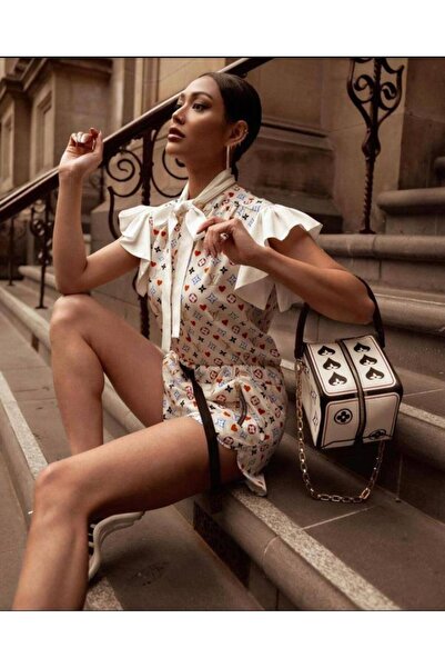 hipnoz butik Women's Elastic Waist Shorts Jumpsuit