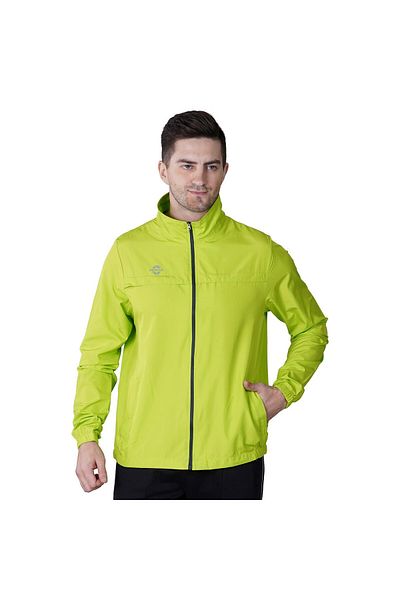 Nivia 2425 Polyester Windcheater Jacket (Green, XXL)  | For Men, Boys | Good for Cold Winter