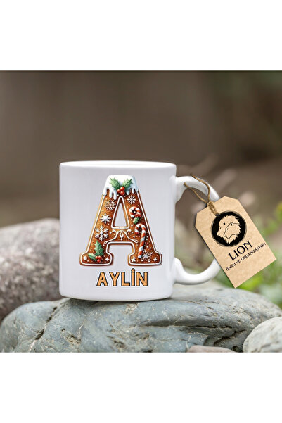 Lion Baskı ve Organizasyon Kişiye Özel Noel Temalı Kupa