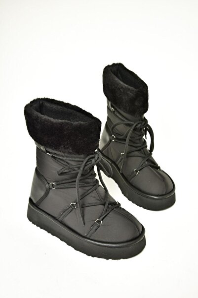 Fox Shoes T 476383004 Fekete szövet hócsizma