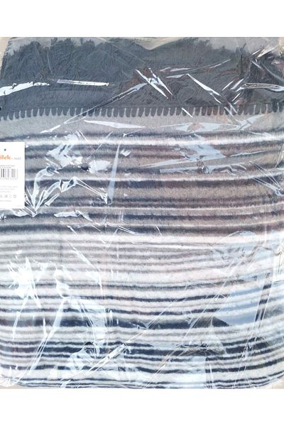 Özdilek Navy Blue Blanket Cotton Knee - 130*170
