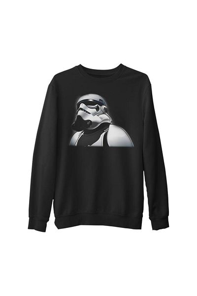 Lord T-Shirt Star Wars - Stormtrooper 2 Black Men's Thick Sweatshirt