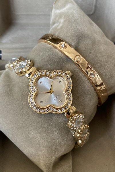 Leerybee Özel Saat Kutulu Zirkon Taşlı Kadın Kol Saati Hediye Arkadaşa Sevgiliye Doğum Günü Yıl Dönümü