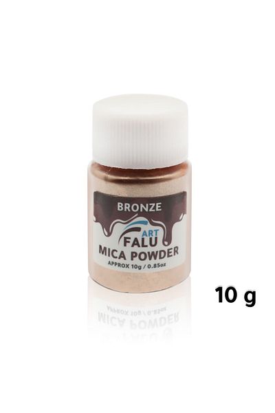 Falu Art Mica powder 10G for resin and candle and soap - bronze