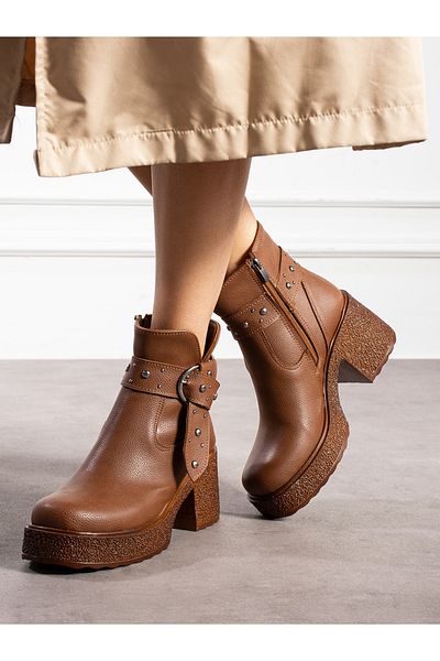 Alemdar Shoes ΡΟΜΑΝΙΑ Γυναικείες μπότες με λεπτομέρεια με αγκράφα
