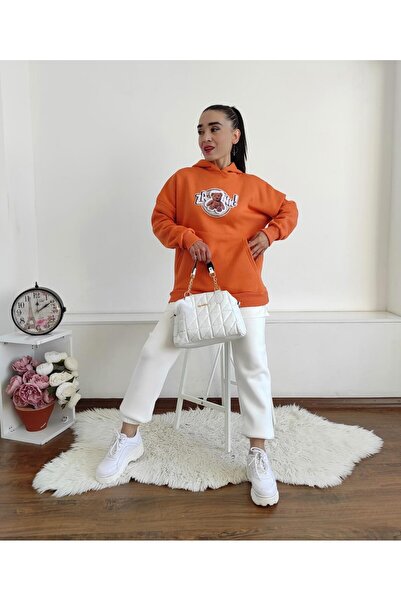 6 butik altı üstü butik Ayıcık Detay Eşofman Takımı