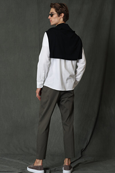 Lufian Bogar Spor Erkek Chino Pantolon Slim Fit Yeşil