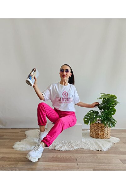 6 butik altı üstü butik Σετ αθλητικών φόρμας California Print