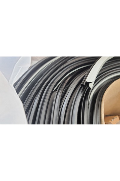 SEÇİL Nat 05 Pimapen Pvc Pimapen Pencere Kapı Contası Fitili (Gri) (100 Metre)