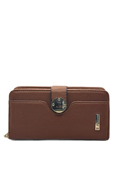 sinbEsg Special Design Women's Wallet with Magnet, Multi-Eye Zipper, Plenty of Card Holders and Coin Compartments