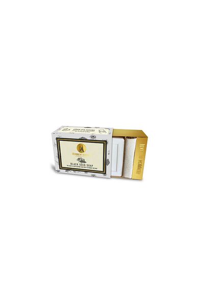 JASPER Hürrem Sultan 100% Natural Black Cumin Soap and Facial Pouch