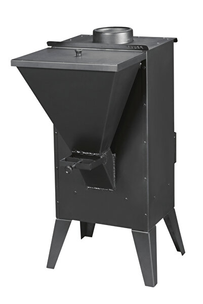 Genel Markalar Geniş Camlı Pelet Şömine Sobası - 5 kW, Ayarlanabilir Isı Teknolojisi