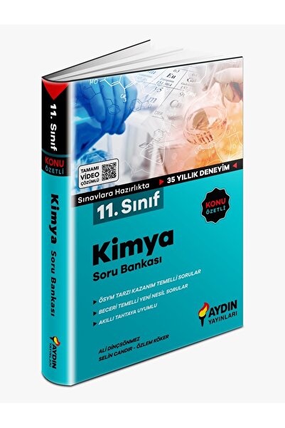 Genel Markalar Aydın Yayınları 11. Sınıf Kimya Konu Özetli Soru Bankası