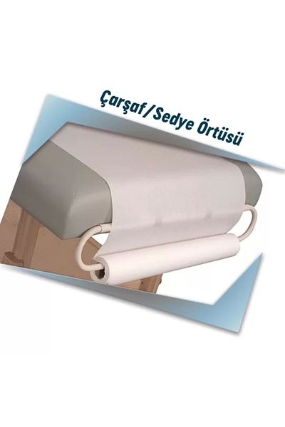 Pratikser Disposable Bed Sheet Stretcher Cover White - 100x200cm - Roll