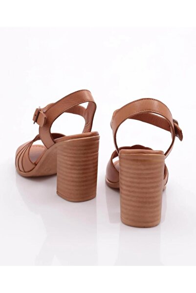 Venüs 24181830y Women's Genuine Leather Heeled Summer Shoes