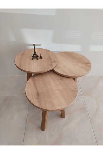 uğurlubaylar dekoratif 3 lü zigon sehpa