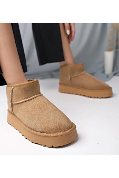 Kuum London K11Y02 Ghete de damă, cu talpă groasă, cu păr în interior, de lun...