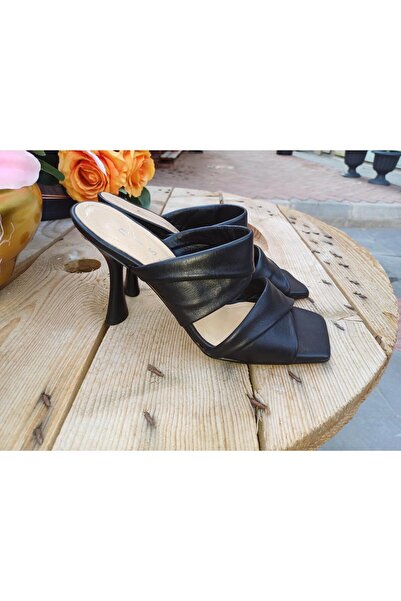 NISH N2433 Жіночі преміум-капці на підборах із натуральної шкіри