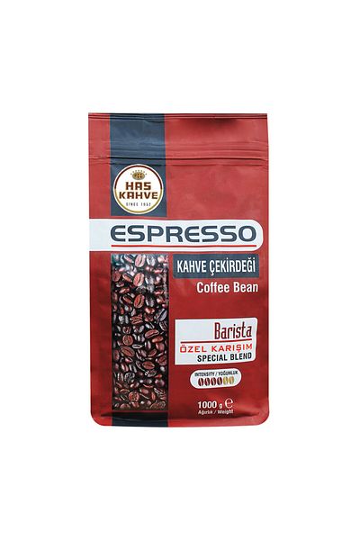 Has Kahve 1. Quality Espresso Coffee Bean - 1 kg Barista Series