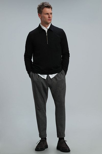 Lufian Dani Herren Sweatshirt Schwarz