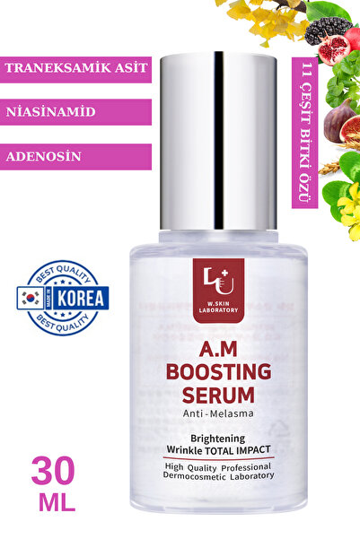 W. Skin Laboratory Boosting Serum Leke + Yaşlanma Karşıtı Beyazlatıcı Niasina...