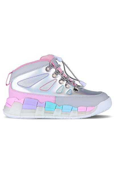 Vicco Ellen Phylon Kauçuk Taban Ortopedik Işıklı Çocuk Bot GRİ