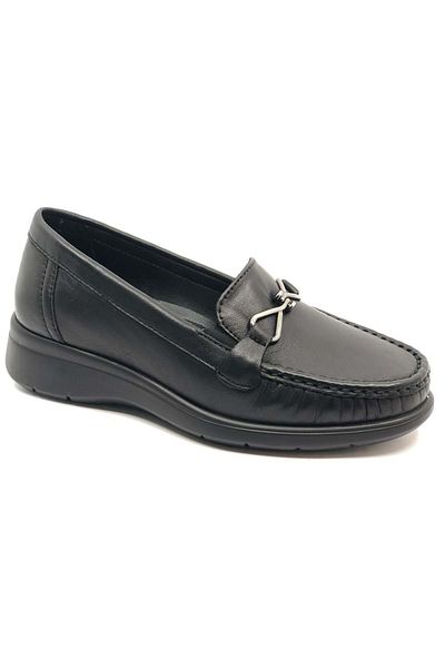 Greyder 32690 Zn Pantofi de damă casual confort din piele NEGRU