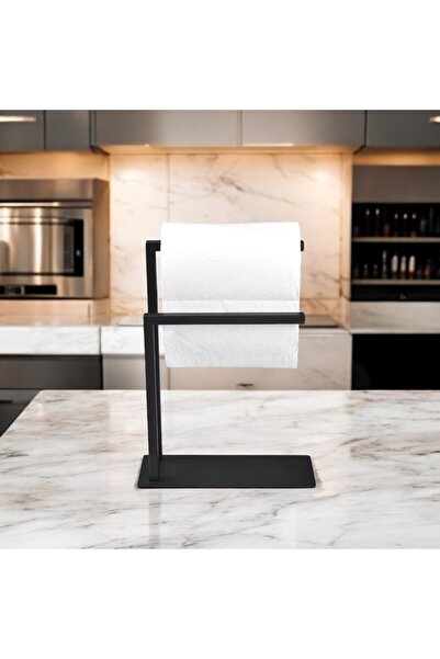 Nysa Kağıt Havlu Tutacağı Metal Çift Askı | Ergonomik | Deluxe