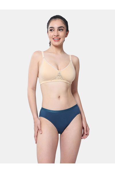 Envie By Styli Padded Cotton Lace Insert Bra