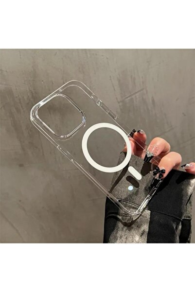 Noppax İphone 14 Pro Max  uyumlu  mika magsafe özellikli şeffaf sararmaz lüx ...