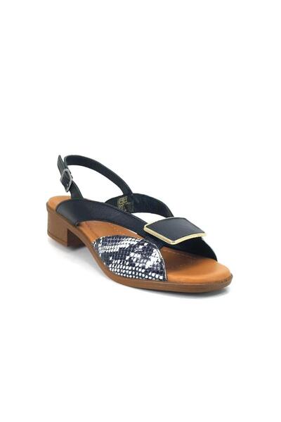 Venüs 24026020 y - Women's Genuine Leather Low Heel Summer Shoes