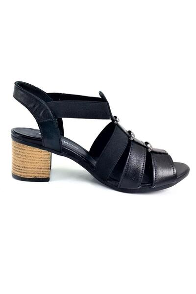 Venüs 1857227y Γυναικείο γνήσιο δέρμα - Καλοκαιρινά παπούτσια με ελαστικό τακ...