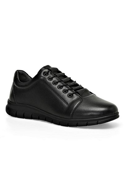 Polaris 102545 Men's - 5 Point Anatomical Sole Genuine Leather Daily Comfort Shoes